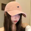 Boné de Baseball Bordado de Pônei Fofo Estilo Coreano para Mulheres, Tamanho Grande, Ajuste Profundo, Fashion, Emagrecimento Facial, Tendência