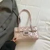 Bolsa Matelassê Estilo Chanel para Mulheres, Novo Modelo 2026, Bolsa de Ombro de Luxo de Alto Padrão para Trabalho e Deslocamento, Bolsa de Ombro