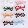 Gafas para Muñeca BJD de 6 Puntos Transparentes Baoli Mei Lindas Redondas Pequeñas 4.5cm Gafas de Montura Redonda