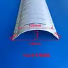 Cantoneira Interna em PVC com Formato de Arco Semicircular 5cm 10cm Tira de Borda em Arco Flexível Tira de Canto Redondo
