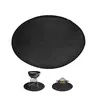 Estera de mesa resistente a altas temperaturas de fábrica, estera de fibra de vidrio para fogatas, estera ignífuga para piso, estera para barbacoa al aire libre, estera redonda para barbacoa