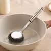 Cepillo de Limpieza de Cocina de Acero Inoxidable, Bola de Alambre de Acero Espeso para Limpiar Ollas, Herramienta para Limpiar Ollas, Cepillo para Lavar Platos, Herramienta de Limpieza de Cocina