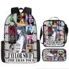 Transfronterizo Nuevo Taylor Swift Taylor Swift Mochila Escolar para Estudiantes Mochila de Personaje de Dibujos Animados Mochila