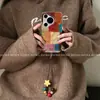 Adequado para Capa de Celular Huawei Pura80 Pro, Artístico e Fofo, Vibe Huawei Pura70, 6 Padrões Xadrez de Cores Contrastantes