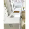 Conjunto de Mesa e Cadeira para Manicure Cadeira de Manicure Mesa de Manicure Estação de Manicure Simples Dupla Estilo Japonês Armário de Armazenamento para Manicure Armário de Exposição