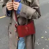 Moda Transfronteiriça Outono Novo Design Bolsa de Ombro Fosca Nova Bolsa Feminina Moderna Versátil Simples de Mão Transversal