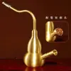 Hookah de latón con diseño de calabaza metálica, filtración de agua de doble propósito, estilo vintage, hookah desmontable