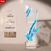 Trofeo de Cristal Hecho a Medida para Premios de Alta Gama y Elegantes para Empleados Destacados, Campeones de Concursos Creativos y Premios de Reunión Anual
