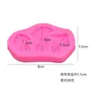 Molde de Silicone para Assar Cogumelo de Três Furos 3D Decoração DIY de Argila Resina Topper de Bolo com Tema Floresta
