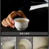 Xícara de Chá de Porcelana Branca de Cerâmica Dehua, Caneca Master de Jade Nefrita, Conjunto de Chá, Xícara de Chá, Brilhante Esmaltada Individual para Escritório e Hospitalidade