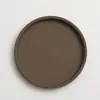 Base de Mimbre Cerámica Quemada Esterilla Decorativa para Agua Florero Nórdico Color Apagado Maceta Engrosada Recolector de Agua