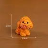 Paisaje en miniatura, figuras de animales de cachorros creativas y lindas, decoraciones de caja sorpresa, accesorios para escritorios de oficina, piezas decorativas pequeñas