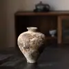 Estilo Wabi-Sabi Retrô Cerâmica Vasinho Novo Estilo Chinês Alto Padrão Sala de Estar Hotel Pote de Cerâmica Dispositivo para Arranjo de Flores Tai Su
