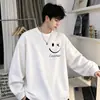 Camiseta Masculina Casual de Manga Longa para Outono Pulôver Versátil Unissex Solto Homens Podem Personalizar LOGOTIPO