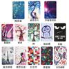 Funda de Cuero para acer b1-790 para Tableta acer B1-790 Funda Protectora Plegable en Tres Partes Trasera Pintada con Dibujos Animados