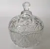 Pacote de material para fazer castiçal suporte de lâmpada bolsa mongol material redondo pequeno de vidro copo de castiçal mesa de jantar cristal francês