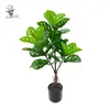 Sala de Estar Estilo Escandinavo Plantas Verdes Simuladas Monstera Pequeña Agrietada en Maceta Adornos de Planta Falsa Flor Artificial Bonsái