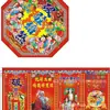 Laço de Papel Xiongxian, Suprimentos de Sacrifício de Papel para Viver, Balde Octogonal para Oferenda de Fogo, Bacia Octogonal, Caixa de Ouro, Atacado Funerário Jinglan