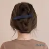Pinza para el cabello curva, plana y cómoda para mujer, con un diseño sofisticado, nuevo estilo 2026, adecuada para la parte posterior de la cabeza, pinza de pico de pato