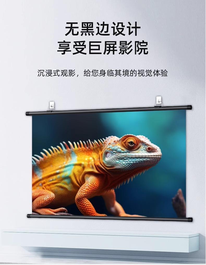 光子幕布抗光幕布家用投影布幕布抗光投影幕布投影仪4