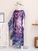 Chal Estampado de Estilo Étnico de Venta Caliente con Protección Solar para Mujer Ropa Exterior Larga Holgada Cubre Traje de Playa Capa Bufanda de Seda de Doble Cara