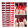 Comercio Exterior Nuevo Color Sólido Ropa de Ballet Piezas de Uñas Adhesivo Completo Arte de Uñas Uñas Postizas 17 Colores Acabado Piezas de Uñas Francesas Parche