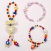 11mm Globos de Pintura Acrílica Coloridos Flor de Globo Cuentas Sueltas Material para Pulseras Hechas a Mano DIY Accesorios de Joyería