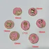 Zhenmei Galvanoplastia Pequena Fragrância Rosa Óleo Pingando Acessórios de Joia Capa de Celular Buraco Sapato Material Decorativo Adesivo DIY
