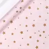 Papel Couchê Brilhante Metalizado Rosa Delicado Papel de Presente DIY Aniversário Feriado Presente Universal Papel de Presente Atacado