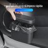 Balde de armazenamento pendurado do lado da porta do carro com saco de armazenamento da tampa do carro multifuncional cadeira traseira caixa de armazenamento do carro lata de lixo do carro