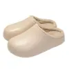 Nuevas Zapatillas de Algodón Impermeables 2025 Estilo Hombre de Eva con Felpa para Otoño e Invierno Uso en Casa Zapatillas de Algodón para Pareja Soporte para Envíos Transfronterizos