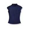 Camiseta Hot Girl 2025 Ombro Direito Feminina Elástica Sexy Slim Verão Novo Estilo Mangas Pequenas Voadoras Gola Média Manga Curta