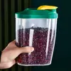 Caja de Almacenamiento para Granos, Frasco Sellado de Grado Alimenticio, Caja de Almacenamiento Doméstica a Prueba de Insectos y Humedad para Cocina, Frasco de Almacenamiento de Granos para Sala de Estar