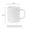 Taza Blanca de Color Puro Taza Blanca Venta al por Mayor Impresión Taza de Regalo Publicitaria Taza de Cerámica Simple para Hotel Impresión de Logo