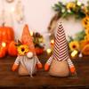 Mingguan Novo Produto Dia da Colheita Gnomo Boneco Ornamento Boneca de Desenho Animado Sem Rosto Boneca Adereços de Mesa para Vestir Atacado