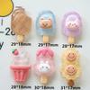Resina accesorios diy al por mayor funda para teléfono móvil accesorios diy hebilla de zapato pegatinas para vaso de agua accesorios transparente helado paleta de hielo norte K3