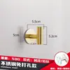 Gancho de Acero Inoxidable con Ventosa sin Taladro con Adhesivo Fuerte para Puerta de Baño, Gancho para Toallas, Gancho de Almacenamiento Montado en la Pared de la Cocina