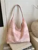 Bolsa de Ombro Grande Capacidade Estilo Relaxado Transfronteiriço para Comutação e Aula para Mulheres, Bolsa de Mão Fresca Artística, Bolsa Tote Casual da Moda
