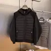 Chaqueta Nueva 2024 para Hombre y Mujer de Primavera y Otoño Chaqueta Delgada Acolchada de Algodón Cárdigan Simple Casual Suéter con Costura Chaqueta con Capucha para Pareja