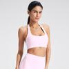 Sutiã Esportivo Transfronteiriço Europeu e Americano Halterneck para Mulheres Verão Roupa de Yoga com Bojos Sexy Costas Bonitas Sutiã de Yoga Pilates
