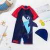 Trajes de baño para niños Ins Style de Corea del Sur, con protección solar y secado rápido, para niños de 0 a 3 a 8 años.