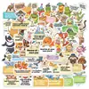 ColecciónJuego completo de pegatinas de citas inspiradoras transfronterizas para decoración personalizada DIY de botellas de agua y fundas de teléfono, venta al por mayor