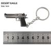 Pingente Mini 1911 Liga GLOCK Modelo P92 G17 Chaveiro Revólver Sand Eagle 5cm