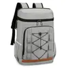 Mochila impermeável de grande capacidade personalizada, bolsa de gelo, ODM, mochila térmica isolada para piquenique ao ar livre com impressão de logotipo e substituição de etiqueta