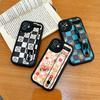 Funda de silicona con dibujos animados de cuero para Oppo A58, Reno 13 Pro, para mujer, A3