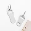 Accesorios Llavero Acero Inoxidable Suministro Comercio Exterior Colgante Supermercado Extranjero Carrito Anti-Pérdida Etiqueta Llavero Abrebotellas
