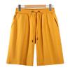 Pantalones Cortos de Algodón Terry Moda Callejera Primavera y Verano 2024 para Hombres y Mujeres, Casual Sueltos Color Sólido de Cinco Puntos Venta al por Mayor Retro Tendencia Marca