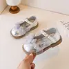 Zapatos de Princesa Estilo Británico para Niñas para el Día a Día de Primavera, Zapatos Pequeños de Piel con Adorno de Lazo de Cinta, Zapatos Planos Infantiles para Bebés Niñas