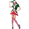 Nuevo Disfraz de Duende Verde Navideño 2023 para Fiesta de Juego de Rol, Suministro para Amazon Europeo y Americano