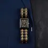 Novo Relógio Masculino Pulseira de Aço Relógio para Homens de Negócios Atacado Transfronteiriço Quartzo Retangular Clássico Relógio de Pulso Masculino Relógio Homens